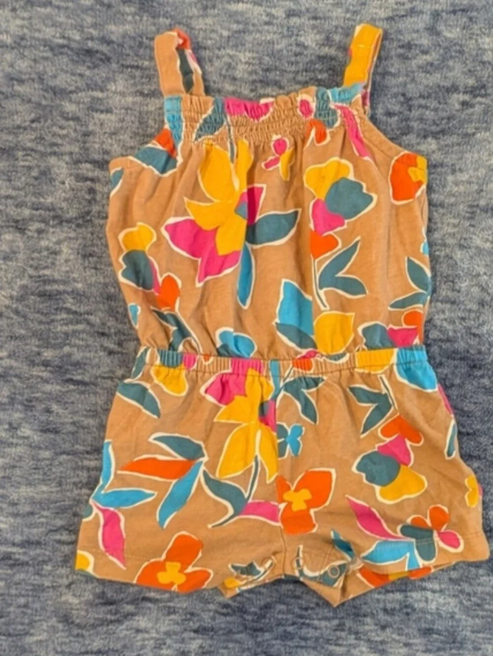Carter's 9M Colorful Floral Romper